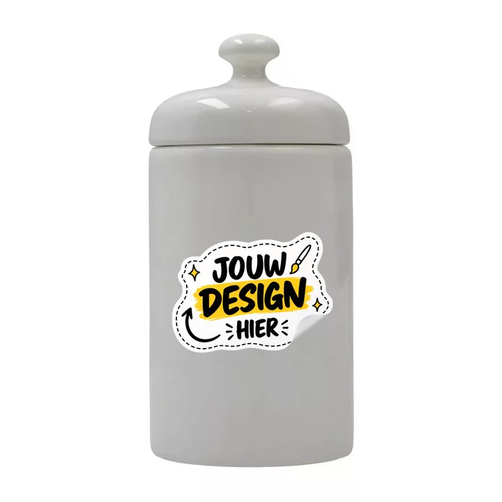 Design Your Own bewaarpotje – gepersonaliseerd cadeau voor verjaardag, bedankje of housewarming