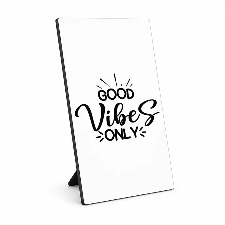 Good Vibes Only fotopaneel met standaard
