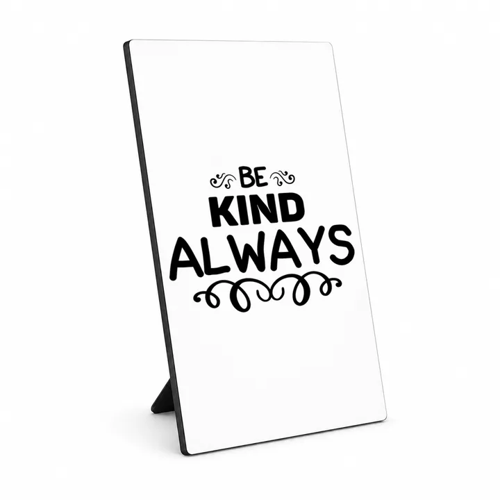 Be Kind Always fotopaneel met standaard